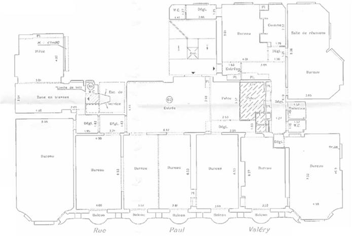 Bureau Location 75116 PARIS 44 RUE PAUL VALERY