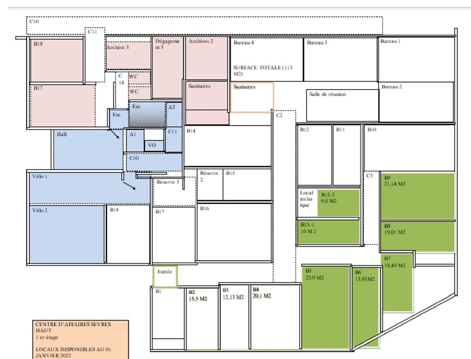 Bureau Location 92310 SEVRES