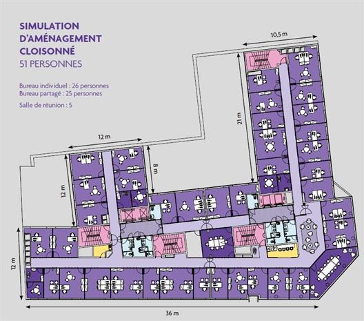 Bureau Location 92120 MONTROUGE 41-45 BOULEVARD ROMAIN ROLLAND