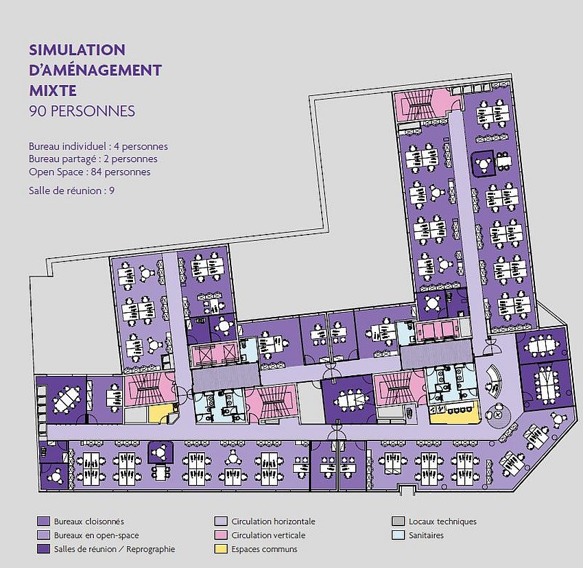 Bureau Location 92120 MONTROUGE 41-45 BOULEVARD ROMAIN ROLLAND