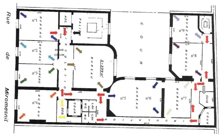 Bureau Location 75008 PARIS 17 RUE DE MIROMESNIL