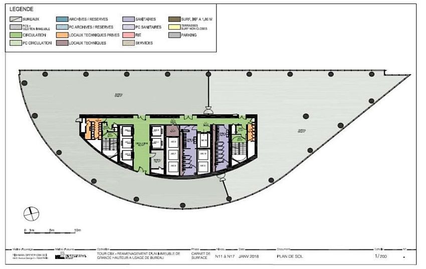 Bureau Location 92400 COURBEVOIE 1 PLACE DES REFLETS