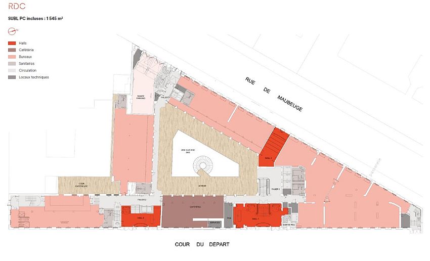 Bureau Location 75010 PARIS 18 RUE DE DUNKERQUE