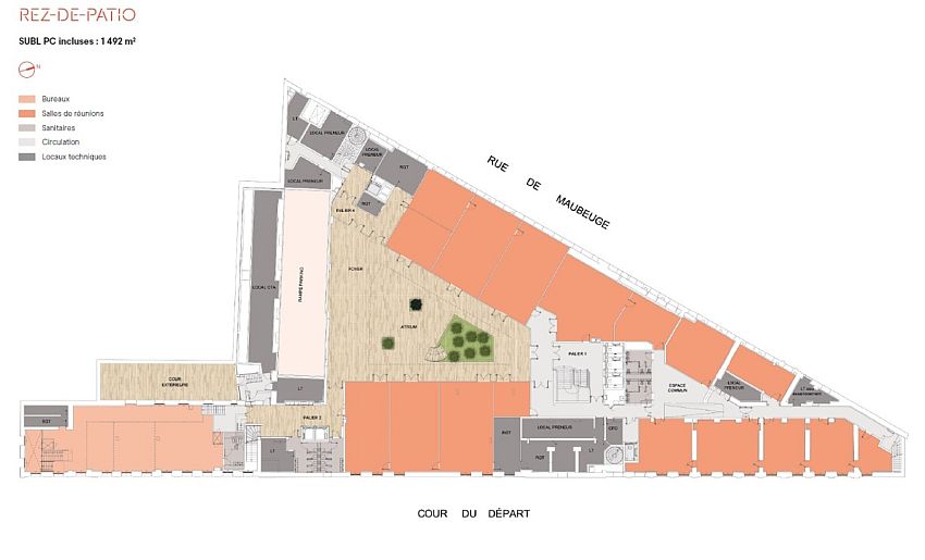 Bureau Location 75010 PARIS 18 RUE DE DUNKERQUE