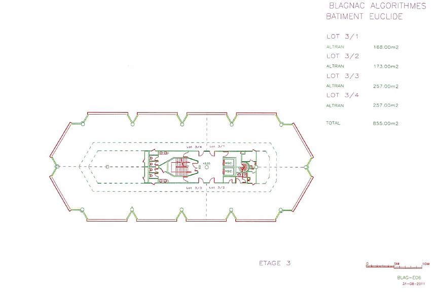 Bureau Location 31700 BLAGNAC 17 AVENUE DIDIER DAURAT