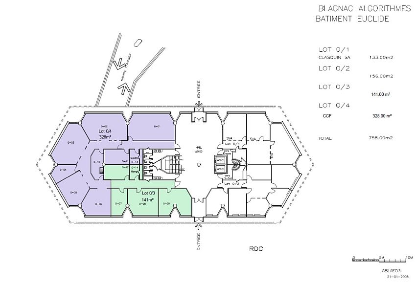 Bureau Location 31700 BLAGNAC 17 AVENUE DIDIER DAURAT