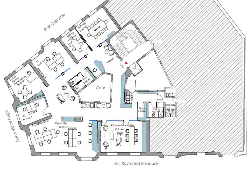 Bureau Location 75116 PARIS 78 AVENUE RAYMOND POINCARE