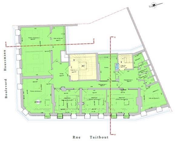 Bureau Location 75009 PARIS 28 BOULEVARD HAUSSMANN