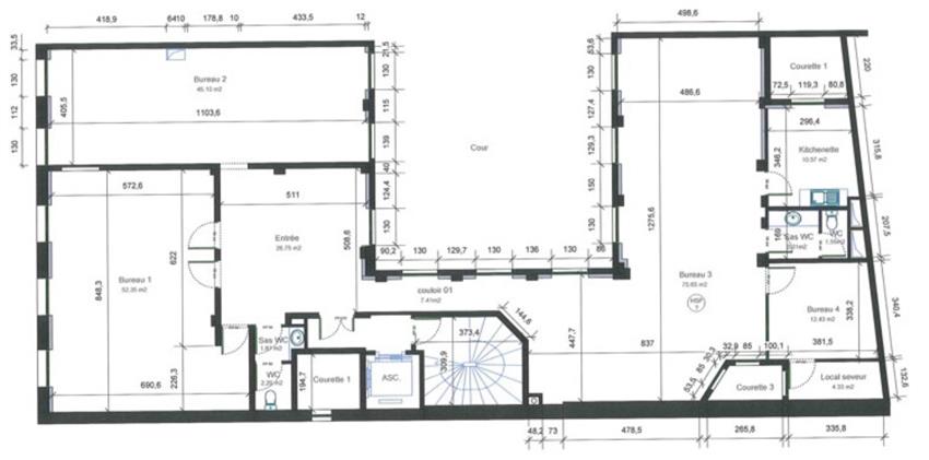 Bureau Location 75009 PARIS 39 RUE GODOT DE MAUROY