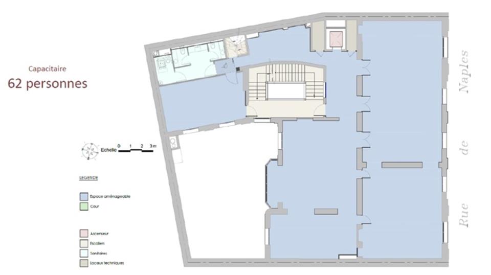 Bureau Location 75008 PARIS 36 RUE DE NAPLES