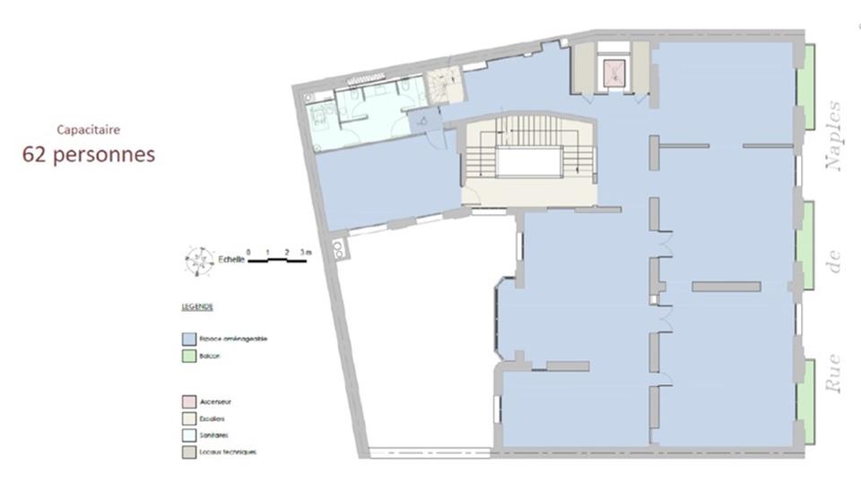 Bureau Location 75008 PARIS 36 RUE DE NAPLES