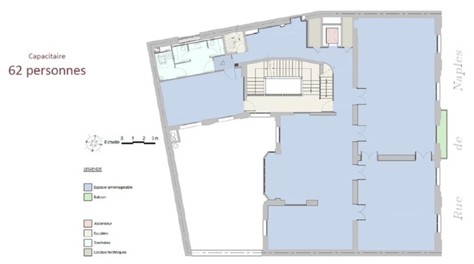 Bureau Location 75008 PARIS 36 RUE DE NAPLES