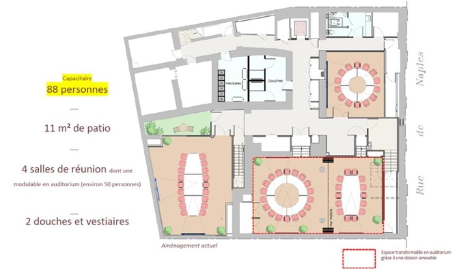 Bureau Location 75008 PARIS 36 RUE DE NAPLES