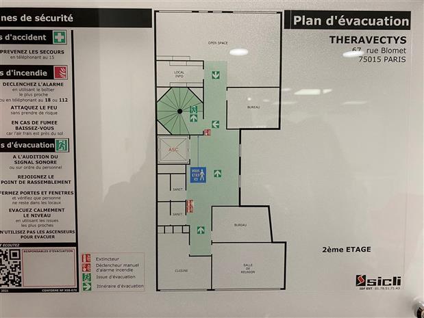 Bureau Location 75015 PARIS