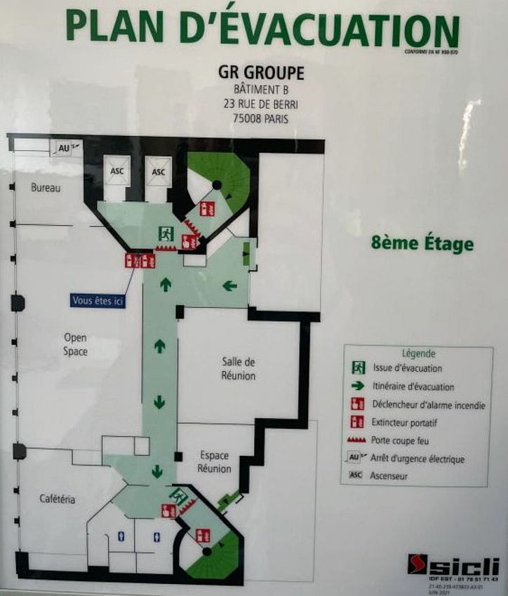Bureau Location 75008 PARIS 23-25 RUE DE BERRI