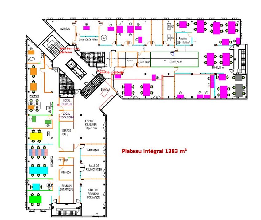 Bureau Location 31770 COLOMIERS 22 BOULEVARD DEODAT DE SEVERAC
