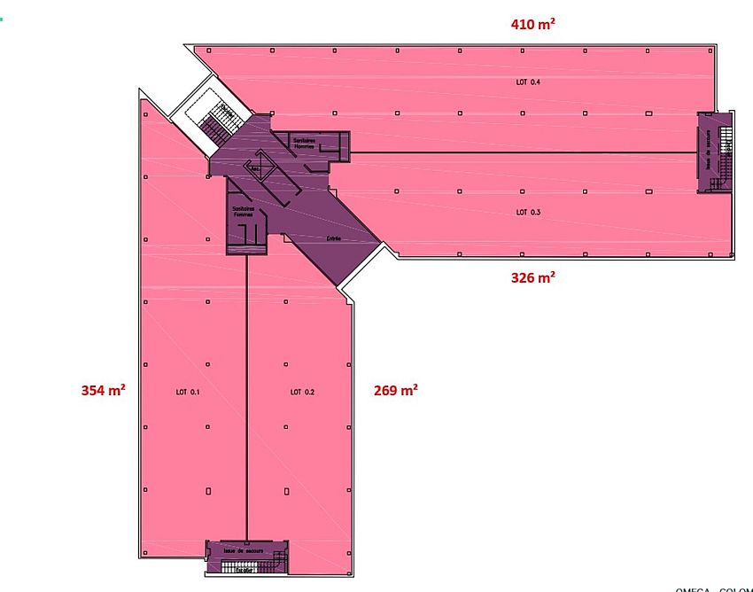 Bureau Location 31770 COLOMIERS 22 BOULEVARD DEODAT DE SEVERAC