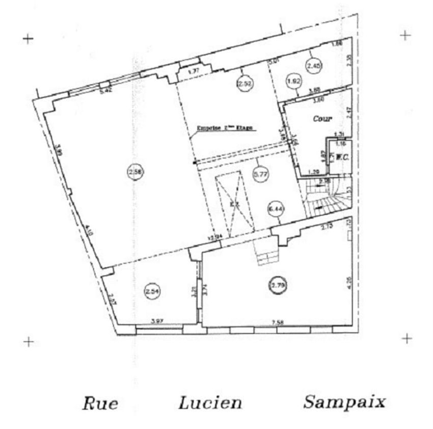 Bureau Location 75010 PARIS 39 RUE LUCIEN SAMPAIX