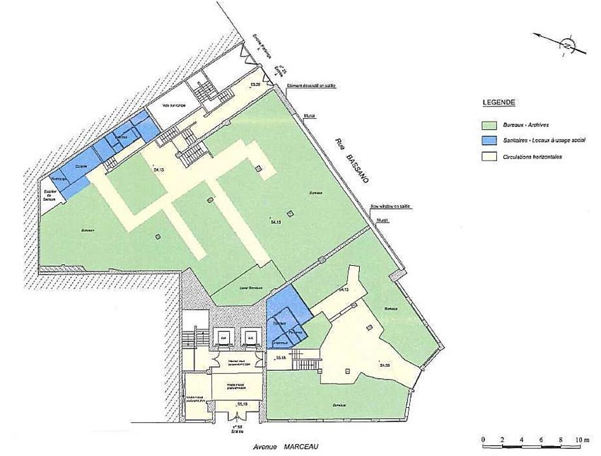 Bureau Location 75008 PARIS 58 AVENUE MARCEAU