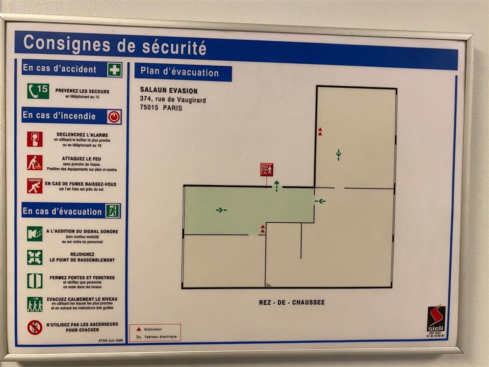 Bureau Location 75015 PARIS