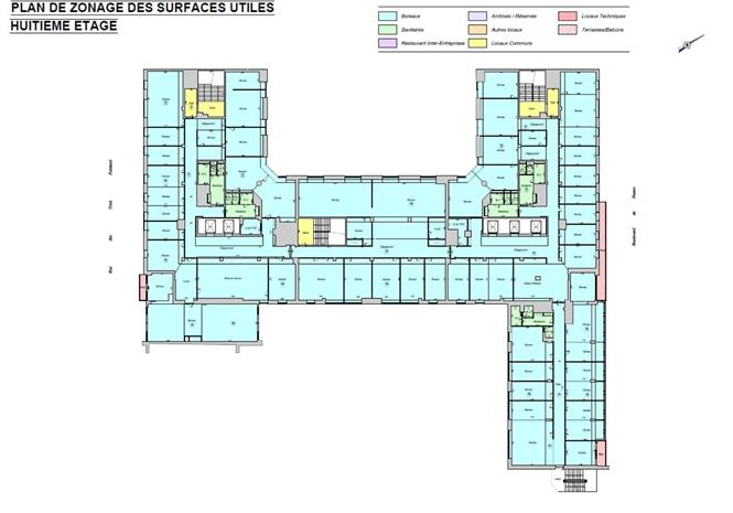 Bureau Location 92000 NANTERRE 119-125 RUE DES 3 FONTANOT