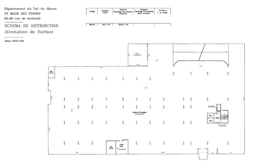 Bureau Vente/Location 94100 ST MAUR DES FOSSES