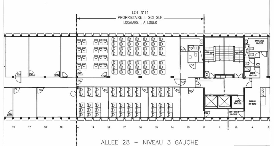 Bureau Location 69100 VILLEURBANNE 28-30 RUE DE LA BAISSE