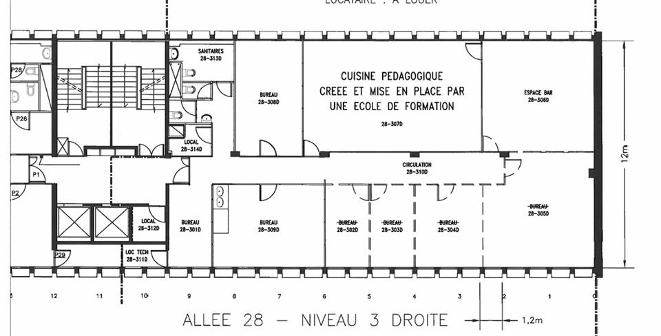 Bureau Location 69100 VILLEURBANNE 28-30 RUE DE LA BAISSE