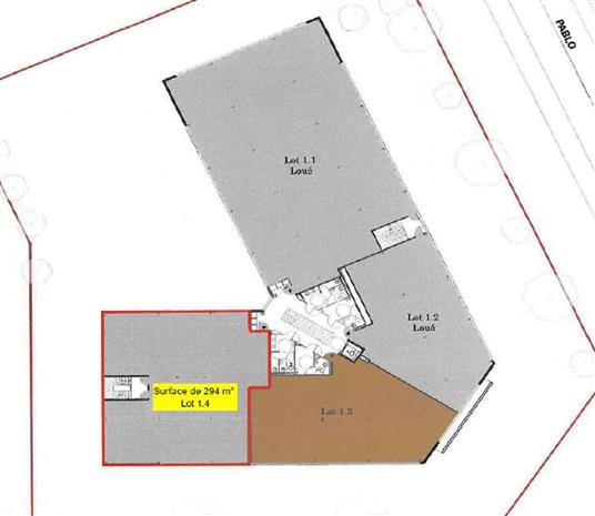 Bureau Location 33140 VILLENAVE D'ORNON 2 RUE PABLO NERUDA