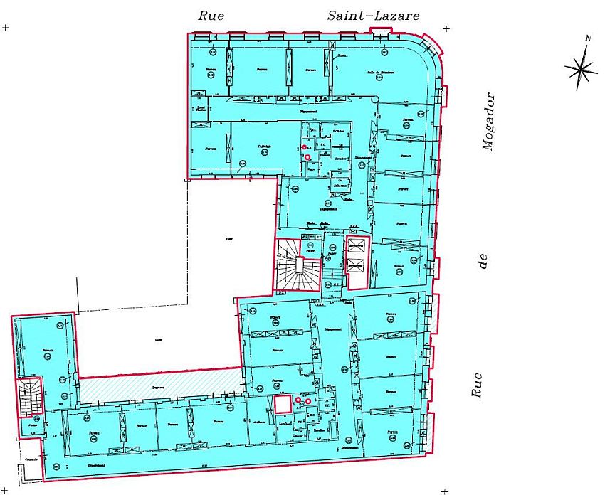 Bureau Location 75009 PARIS 31-33 RUE DE MOGADOR