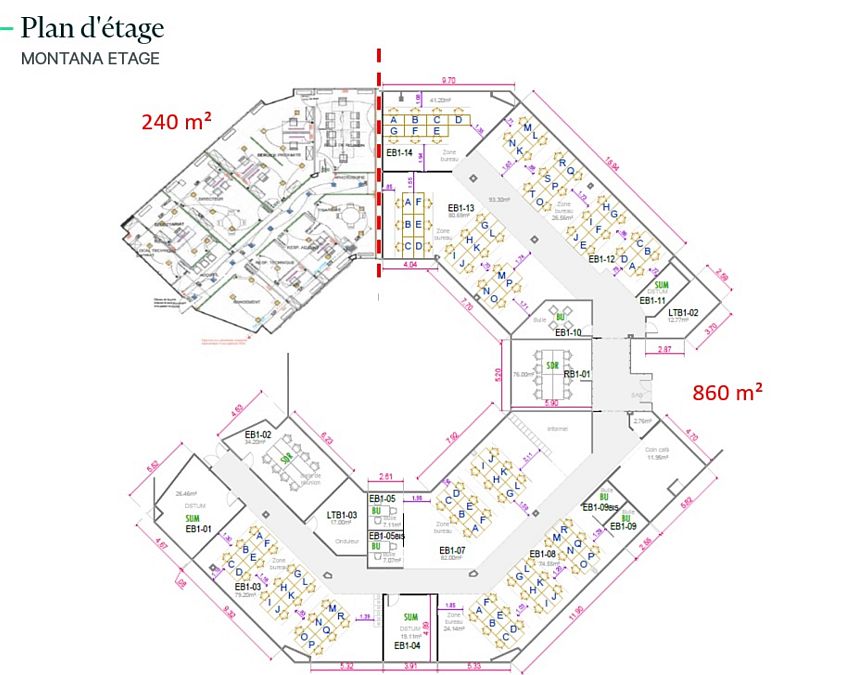 Bureau Location 31100 TOULOUSE 14 RUE MICHEL LABROUSSE