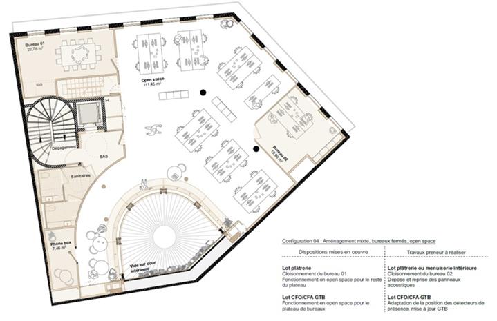 Bureau Location 75008 PARIS 1 RUE DE LA PEPINIERE