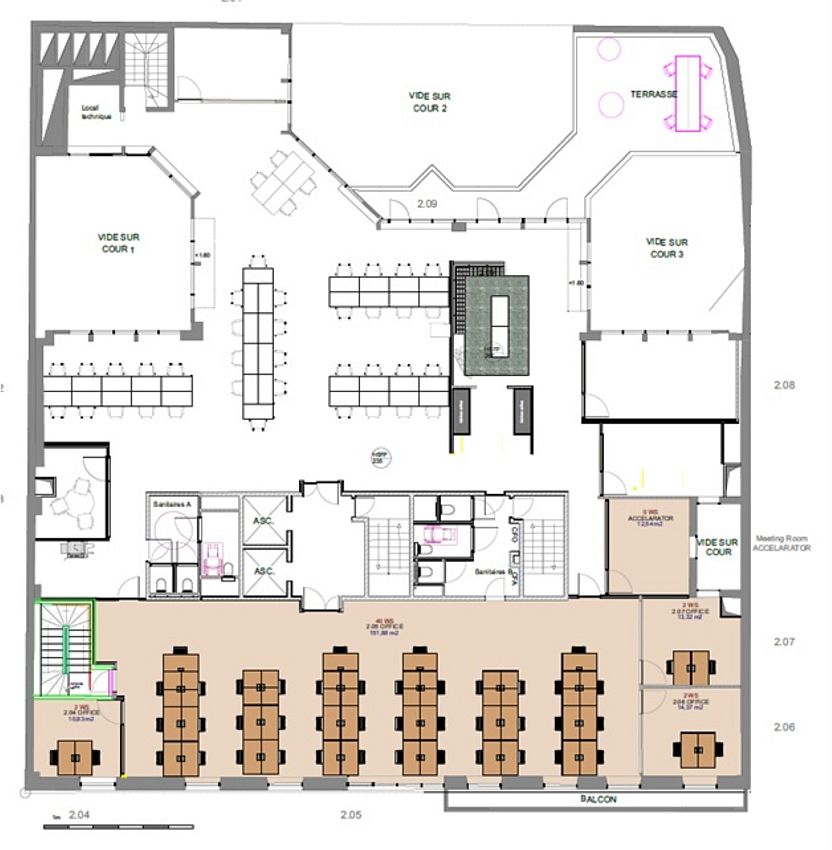 Bureau Location 75008 PARIS