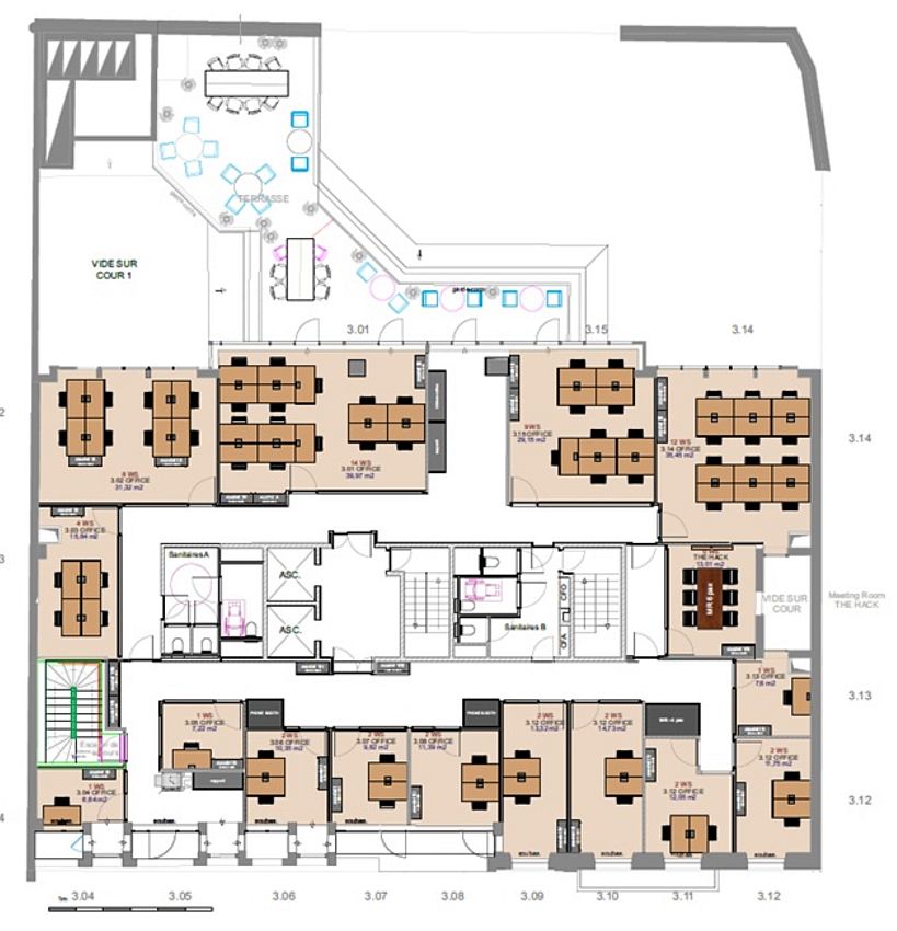 Bureau Location 75008 PARIS