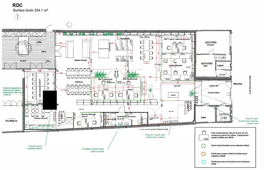 Bureau Location 93100 MONTREUIL