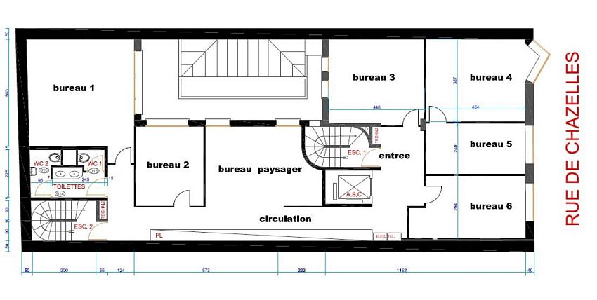 Bureau Location 75017 PARIS