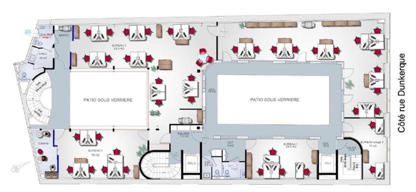 Bureau Location 75009 PARIS 65 RUE DE DUNKERQUE