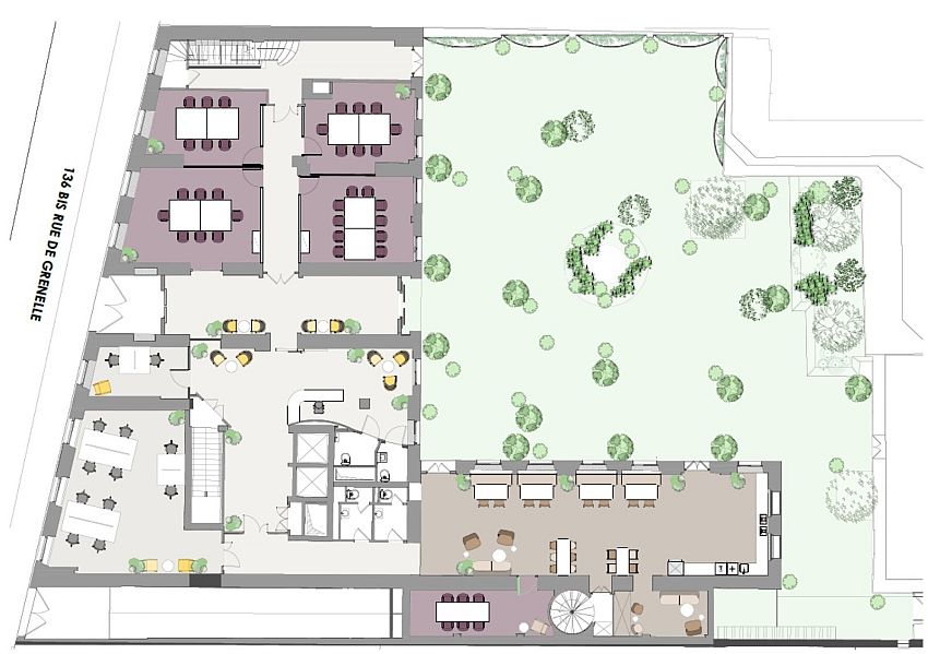 Bureau Location 75007 PARIS 136BIS RUE DE GRENELLE