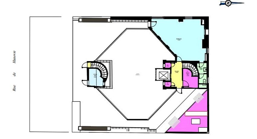 Bureau Location 75002 PARIS 6 RUE DE HANOVRE