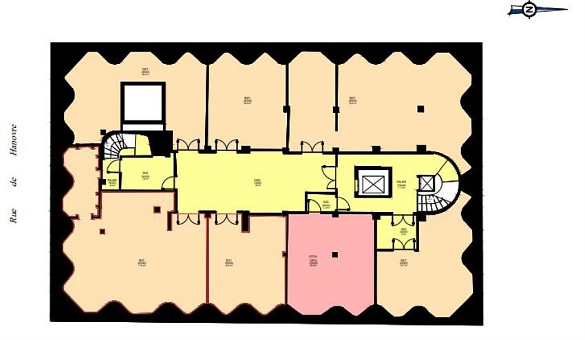 Bureau Location 75002 PARIS 6 RUE DE HANOVRE