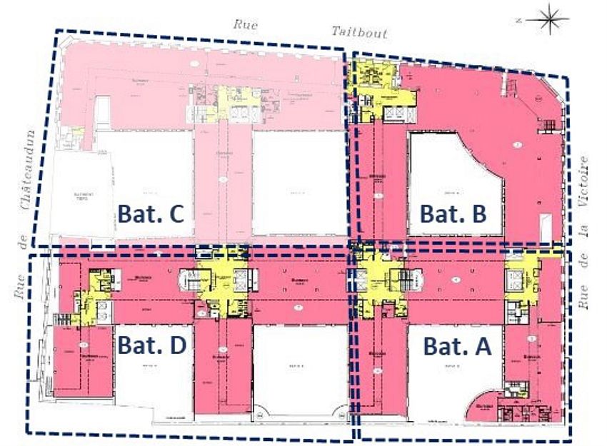 Bureau Location 75009 PARIS 52-56 RUE DE LA VICTOIRE