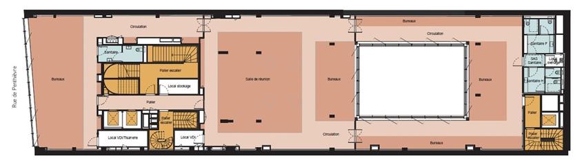 Bureau Location 75008 PARIS 4 RUE DE PENTHIEVRE