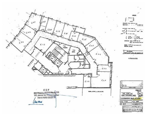 Bureau Location 75014 PARIS 10 PLACE DE CATALOGNE