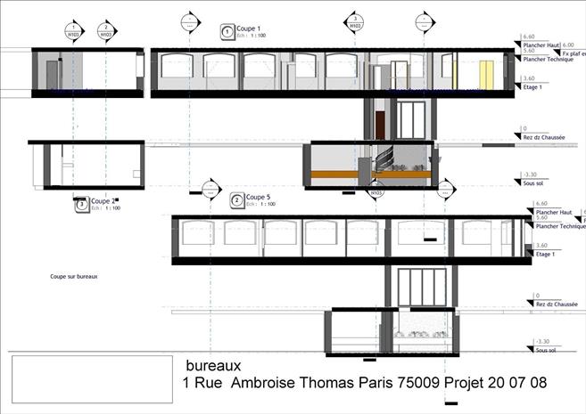 Bureau Location 75009 PARIS 1 RUE AMBROISE THOMAS