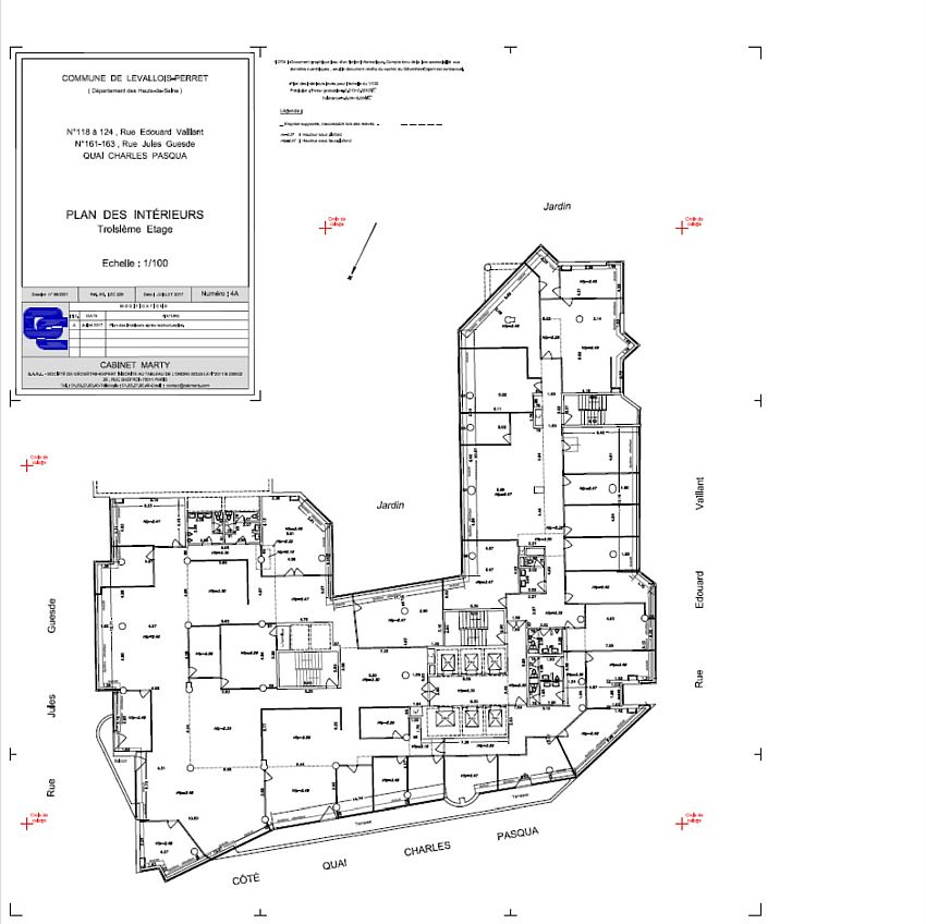 Bureau Location 92300 LEVALLOIS PERRET 122 RUE EDOUARD VAILLANT