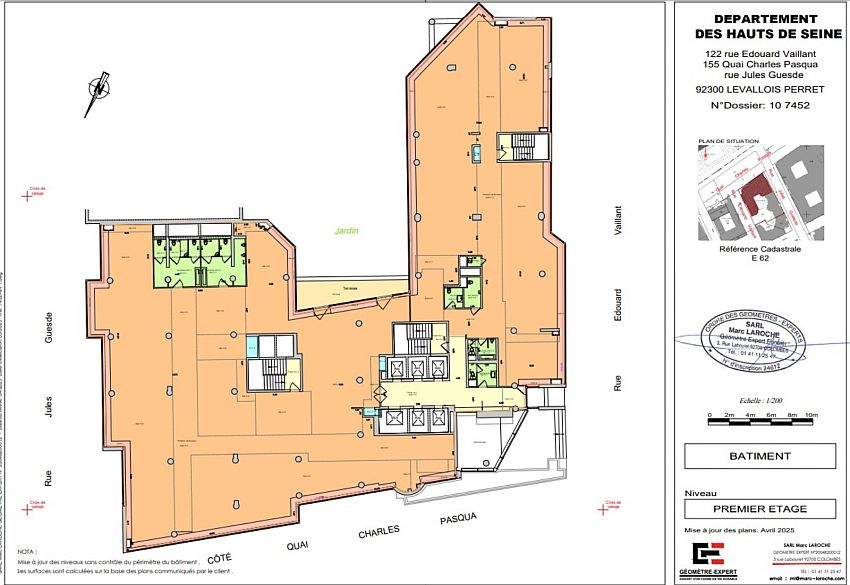 Bureau Location 92300 LEVALLOIS PERRET 122 RUE EDOUARD VAILLANT
