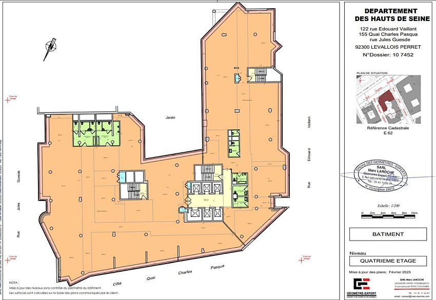 Bureau Location 92300 LEVALLOIS PERRET 122 RUE EDOUARD VAILLANT