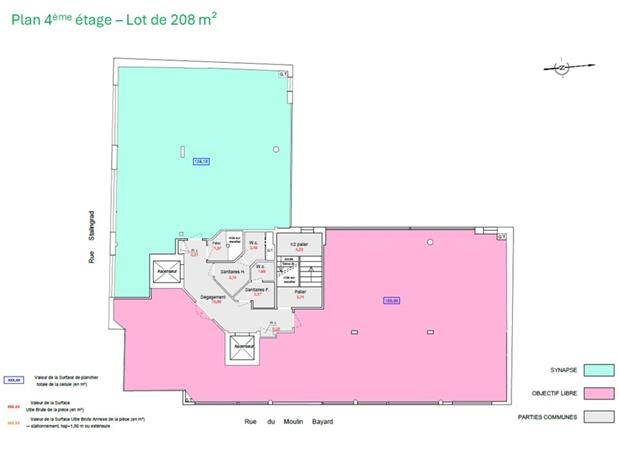 Bureau Location 31000 TOULOUSE 5 RUE DU MOULIN BAYARD