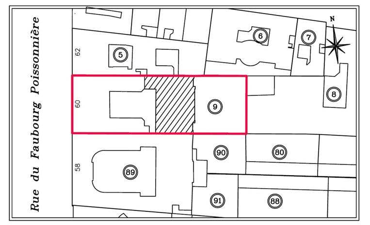 Bureau Location 75010 PARIS 60 RUE DU FAUBOURG POISSONNIERE