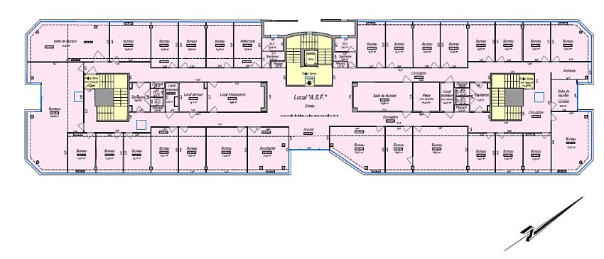 Bureau Location 33600 PESSAC 22 AVENUE LEONARD DE VINCI